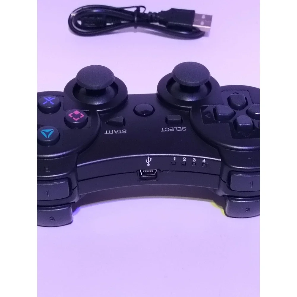 XYAB Eclipse Wireless Sony PS3 Controller Black Double-Shock 2.4GHz New Unused